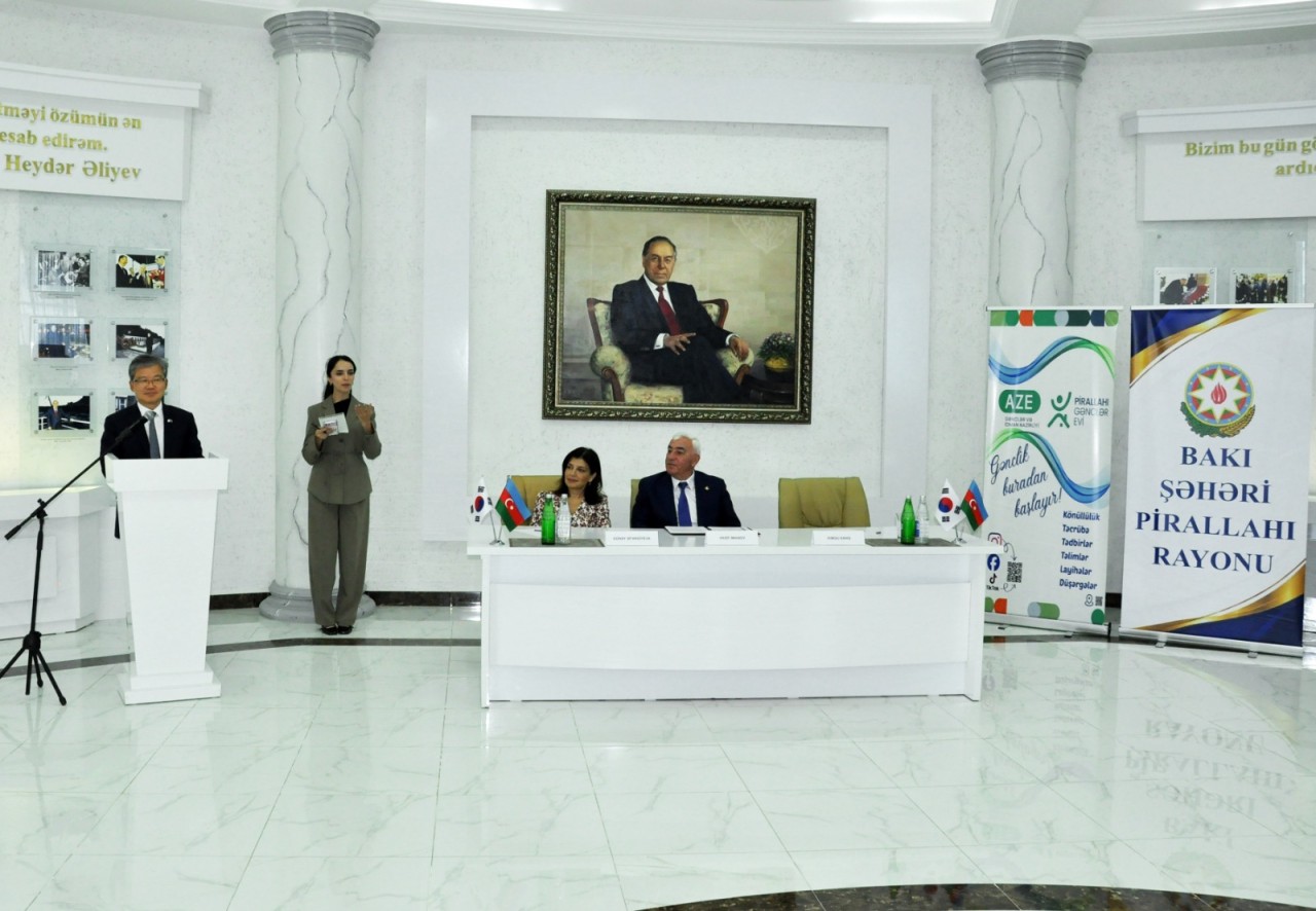 Koreya Respublikasının səfiri və nümayəndə heyəti Pirallahıda - FOTOLAR